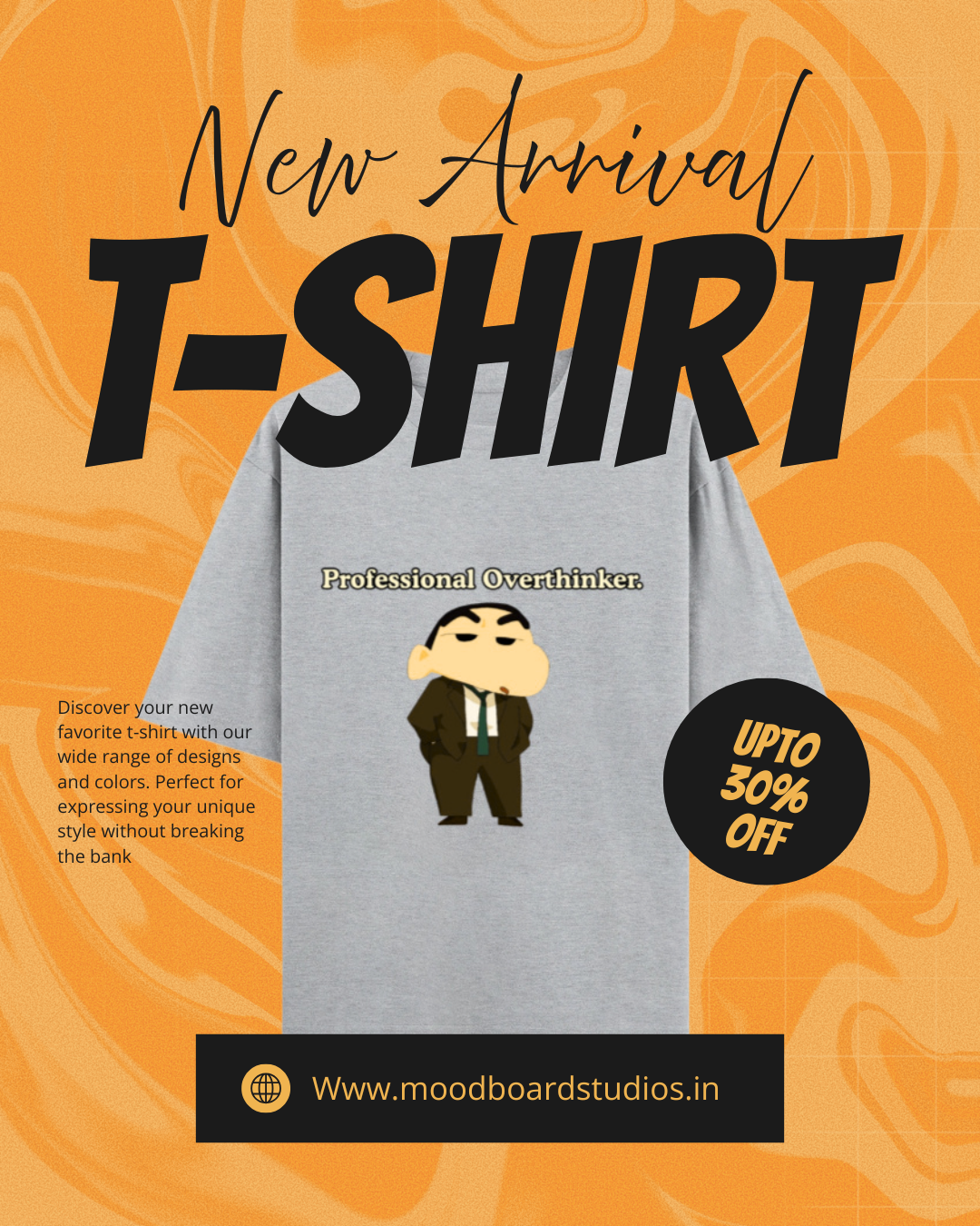 The Professional Overthinker Oversized Tee