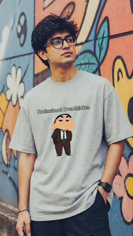 The Professional Overthinker Oversized Tee